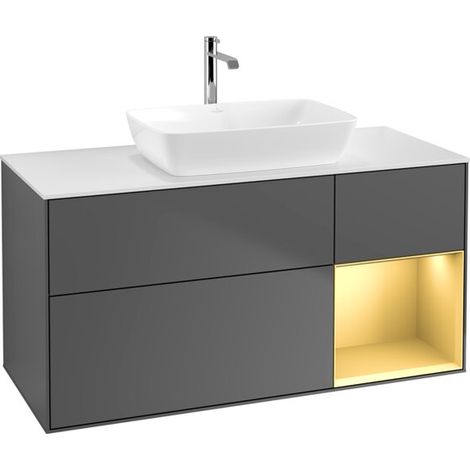 Villeroy & Boch F831HFGK Meuble sous-lavabo Finion F83 (1/2)