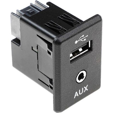Port USB auxiliaire pour Nissan 370Z, connecteur USB 795405004 28023-4BA0B, prise USB auto compatible avec console centrale, chargeur port USB voiture. (1/4)