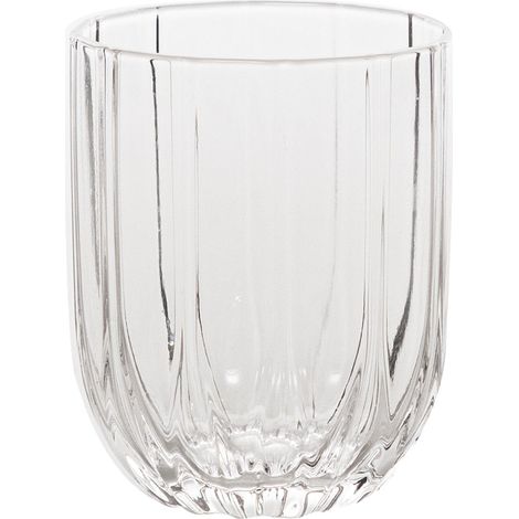 Zafferano Gobelet Haut Collection Margherita En Verre Soufflé Transparent, Capacité 38,5 Cl, Set De 4 Pièces Élégantes Pour Cocktails Et Boissons (1/4)
