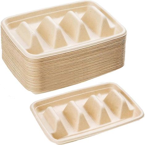 25 Stück Einweg-Taco-Halter für Taco-Tabletts