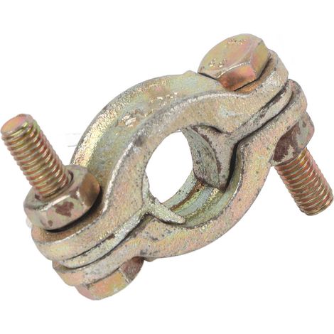 Schlauchschelle, robust und hochtemperaturbeständig, aus Kohlenstoffstahl, für Gummiring-Stahlrohre, 22-29 (1/5)