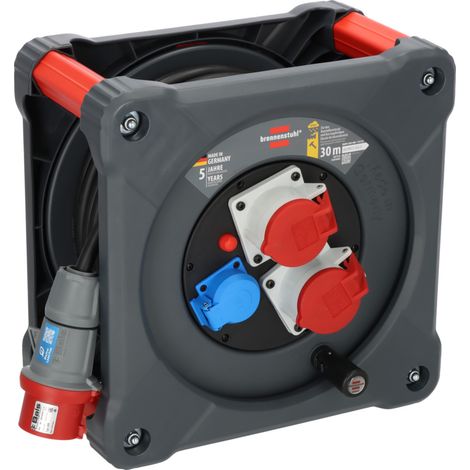 Brennenstuhl Professional CEE-Kabeltrommel KD 3200 C7 IP44, 30m H07RN-F 5G2,5 (1/5)