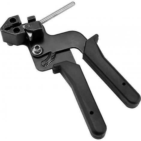 BEBUSINGOTO Schneidwerkzeug für Kabelbinderspanner, Kabelbinderschneider aus Stahl, Kabelbinderpistole, schwarze Zipl-Kabelbinder