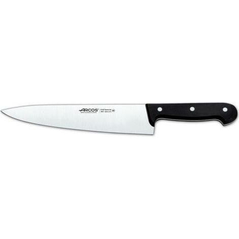 Coltello da cuoco Arcos Mango Universal 280704 Nitrum Steel, con Mango Poliossimetilene e 25 cm di lama in scatola.