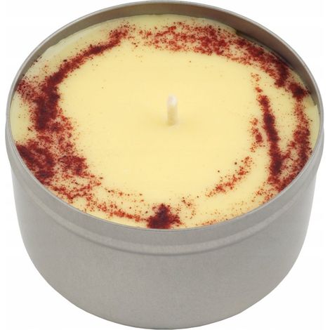 Candela profumata fatta in casa in cera di soia, ENERGIZZANTE, con 5 oli essenziali ad effetto energizzante, 160 ml