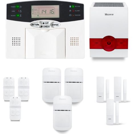Alarme maison sans fil MN17 Compatible Box internet (1/4)