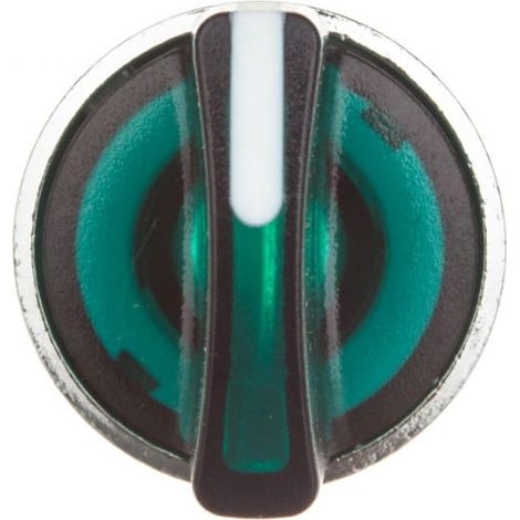 3-Positionen-Steuerschalterkopf 22 mm grün beleuchtet IP69K ZB4BK1733
