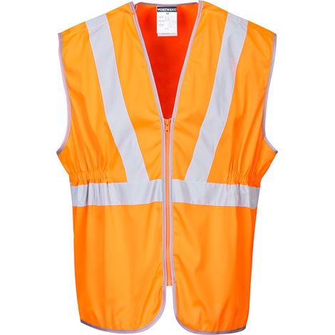 Weste Hv Long Ris Farbe: Orange Größe M - Portwest