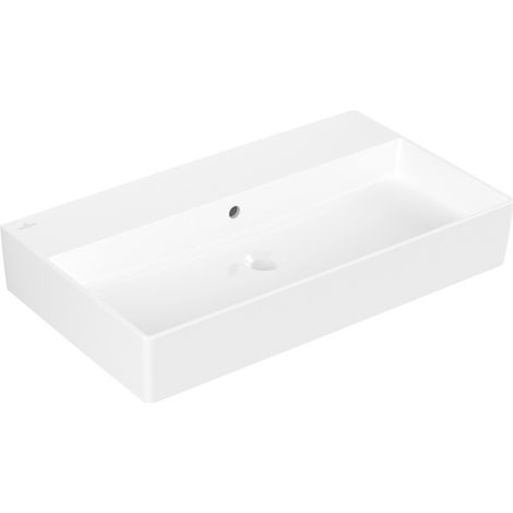 Bac rectangulaire VB WT Memento 2.0 800x470mm avec trop-plein. Dessous fermé. Nous Alpin cplus