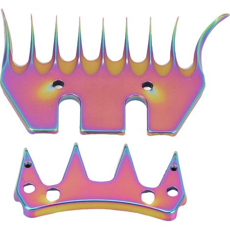 Lame di ricambio per tosatrici elettriche – 9 denti curvi, acciaio di alta qualità, compatibili universalmente con tosatrici elettriche per bestiame. (1/5)