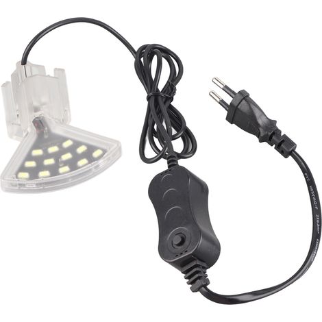 5-Watt-LED-Aquarienleuchte zum Anklemmen, zweireihige Beleuchtung für Fischteiche (1/5)