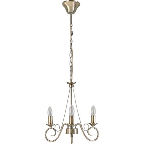 Lustre à intensité variable 'Marnia' en métal pour salon & salle à manger (1/5)
