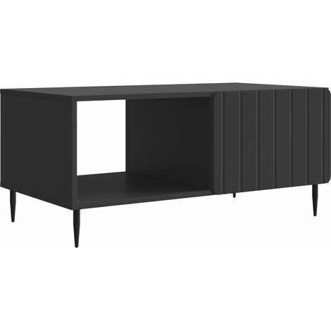 Mesa de centro Negro 90 x 50 x 40 cm Madera de ingeniería vidaXL
