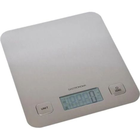Balanza de cocina electrónica Gastronoma 18310015, 5 kg, 1 g, acero inoxidable