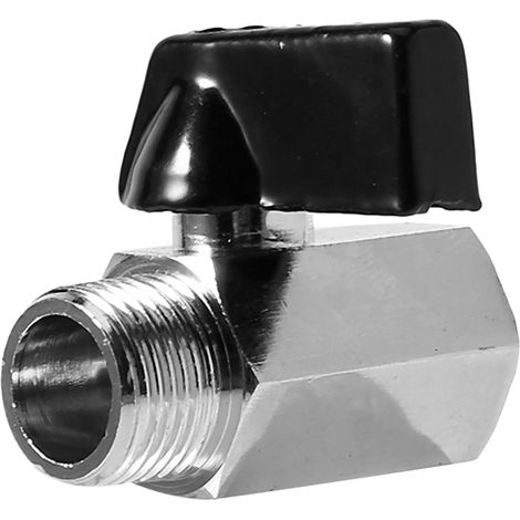 Vanne à bille en laiton, filetage mâle x femelle 3/8 BSP, compresseur d'air