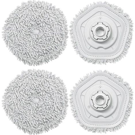 Support de vadrouille pour Dreame Bot W10 W10 PRO - LICHIFIT - Blanc - 4 pièces - 11 cm