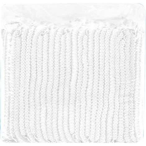 Charlotte Jetable pour Cheveux,Lot De 100 Capuchons Jetables,Charlotte Jetable, jetables en tissu non tissé à haute élasticité pour cheveux jetables,Élastiques,Pour de Cuisine de Beauté de Service Ali (1/5)