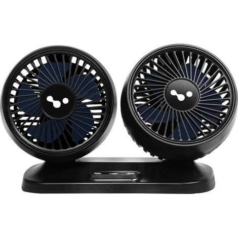 Ventilateur de tasse voiture à col cygne, USB silencieux black (1/5)