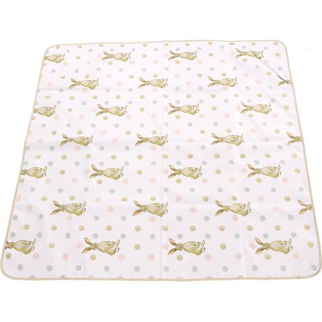 Tapis d'éveil antidérapant et imperméable à motif animaux mignons pour chaise haute (1/5)