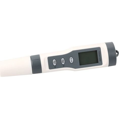 Testeur de qualité de l'eau - Compteur de pH - Appareil de mesure du pH - Pour jacuzzi - 3 en 1 - Portable - Digital TDS PH - Température d'aquarium - Piscine d'eau