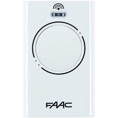 Télécommande FAAC XT2 LR 868 MHz, blanche (1/4)
