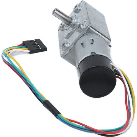 JGY-370 Getriebemotor mit Encoder, 14-mm-Biaxial-Abtriebswelle, 24 V DC (1/5)