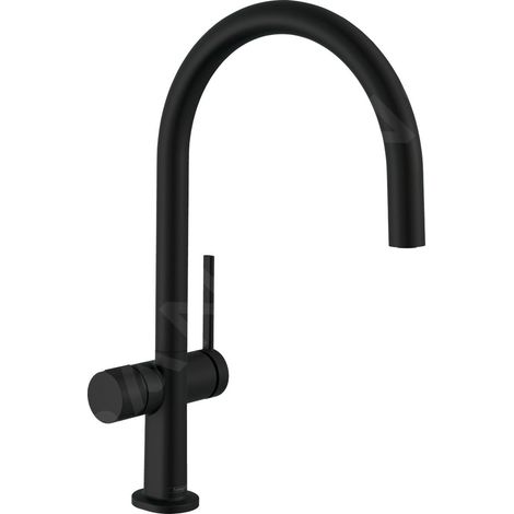 Mitigeur pour évier 220 Talis M54 dispositif d'arrêt 1 jet noir mat (1/5)