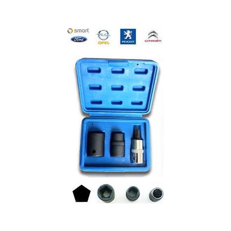 SET BUSSOLE PENTAGONALI PINZA FRENO KIT DADI PINZE FRENI BUSSOLOTTI FRENI 1112