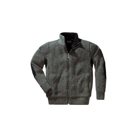 Jersey cerrado con cremallera MEMPHIS Talla XL, gris moteado