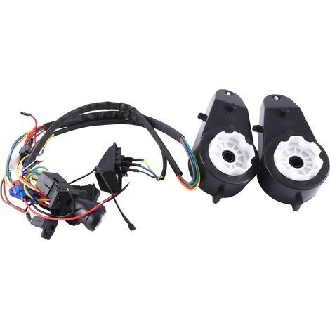 Kit de Fils et de Commutateurs Modifiés de Bricolage de Voiture Électrique pour Enfants, Pièces de Rechange de pour Enfants de Voiture Électrique 4WD avec (1/5)