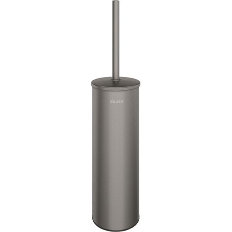 Delabie WC-Bürstengarn. W.-Mont. mit Abd. Edst. anthrazit-metallic