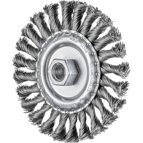 PFERD Rundbürste gezopft RBG Ø 115 x 12 mm M14 Stahl-Draht-Ø 0,50 für Winkelschleifer 43312002 1 St (1/5)