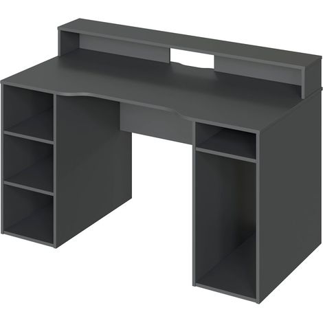 Mesa ordenador Gamer gris antracita (1/4)