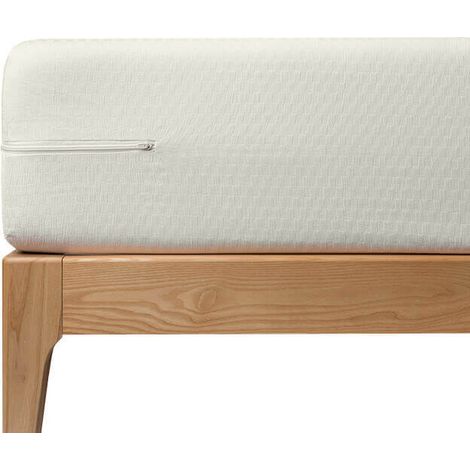 Funda protectora elástica Niza higiene hasta grosor 30 cm  Beige - 135 cm (1/3)