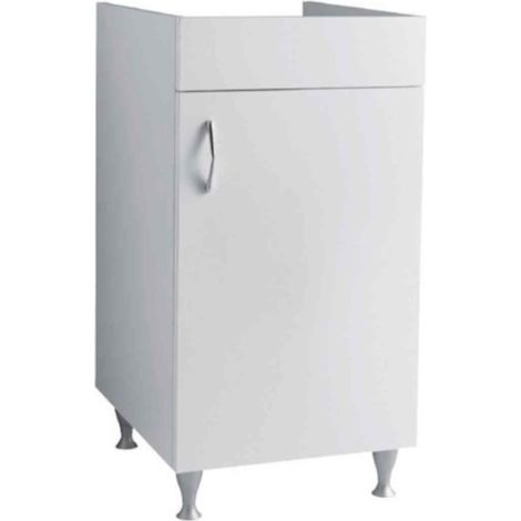 Mobile con lavatoio Laundry 50x60 cm ad un'anta bianco di (1/3)