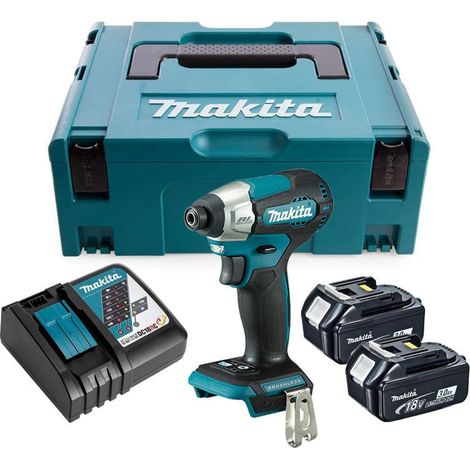 Makita – Visseuse à chocs 140Nm DTD157RFJ – Moteur Brushless 18V – 2 batteries 3Ah – Couple max 140Nm pour vissage précis (1/10)