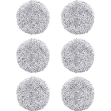 6 panni lavabili di ricambio per robot lavavetri HOBOT 168/188 - Panni in microfibra - Accessori riutilizzabili -Crezuo