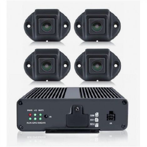 Kit Caméra 360° Full HD - Vision Panoramique et 3D - IP69K (1/2)
