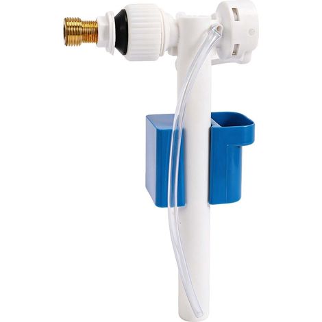 Robinet Flotteur Chasse D'eau WC Universel, Raccord Laiton G3/8 et G1/2, Niveau D'eau Réglable Pour Réservoir, Kit Remplacement Citerne Toilettes Salle De Bain (1/5)