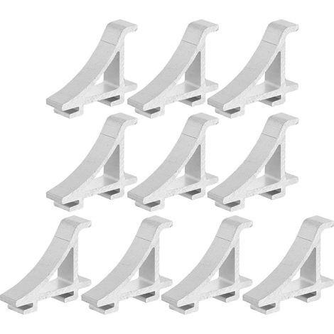 Kit de 10 clips métalliques pour étagère de congélateur (1/5)