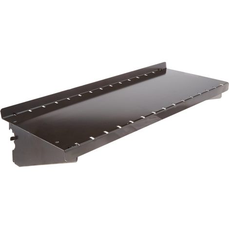 Étagère perforée Profonde pour Panneau perforé Uniquement, 15,2 cm, Noir (1/5)