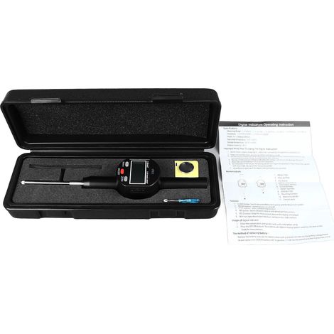 Indicateur à cadran numérique, résolution 0.001mm 0,00005 pouces, plage 0 à 50mm, jauge de Test en alliage d'aluminium étanche IP65 (1/5)
