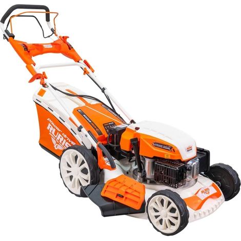 RURIS Tondeuse à Gazon Thermique RX441S Autotractée - Moteur 4 Temps 5,7 CV, Largeur 510 mm, Electric Start, 5 Fonctions (Mulching, Collecte, Éjection Arrière et Latérale, Auto-nettoyage) (1/5)