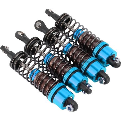 Ensemble d'Amortisseurs d' de Voiture RC de 75 Mm – Amortisseurs Hydrauliques en Alliage 'aluminium de 4 Pièces pour Voitures RC à l'échelle 10 – Stabilité Améliorée, Conduite Plus Douce (1/5)