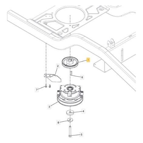 PULEGGIA MOTORE ORIGINALE STIGA - 118830915/0