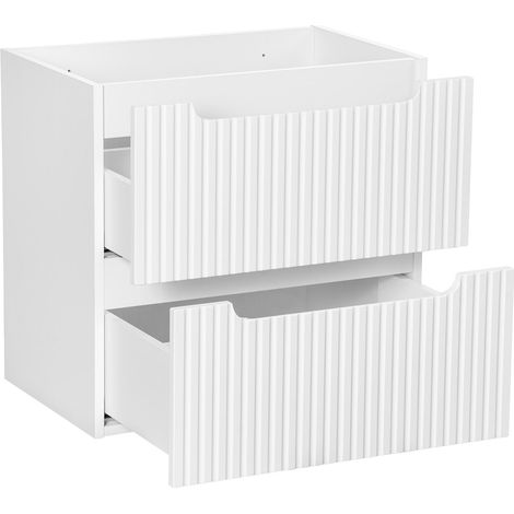 Waschtischunterschrank 60 cm, weiß, NEWPORT-56-WHITE (1/5)