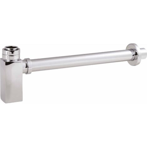 Nuie Chrome Square Bottle Trap with 300mm Extention Tube - EK306 (1/4)