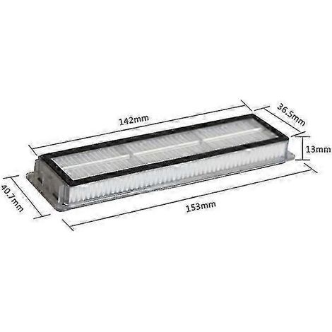 Repuestos para aspiradora robot compatibles con el robot D9: cepillo lateral, filtro HEPA, paño de limpieza y accesorios (Edición 0619). (1/3)