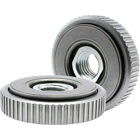 SDS Clic M14 Quick Release Nuts for AEG, Black & Decker, Dewalt, Flex, Hitachi, Metabo, Makit Angle Grinders, 2pcs MUMU (1/4)