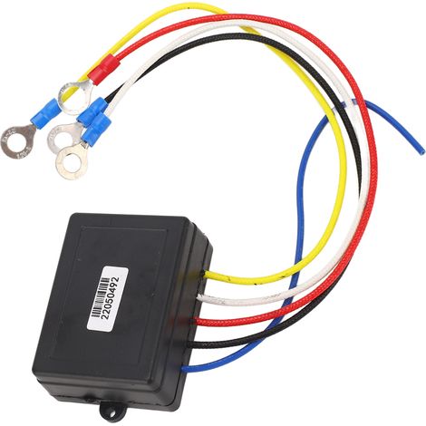 Treuil électrique avec télécommande sans fil 12-24V 120W, interrupteur de commande à distance pour camion, quad et SUV, système de remplacement universel (1/5)
